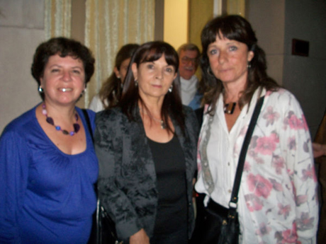 Lita Alberstein, Susana Trimarco y Vilma Ripoll, es, cuando se cumplieron los 10 años de la desaparición