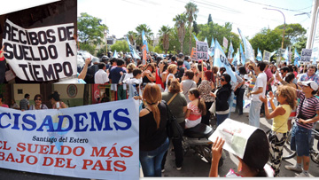 Marcha docente santiago 2016